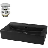 luxebath Aufsatzwaschbecken 60,5 x 13 x 36,5 cm