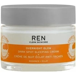 Ren, Gesichtscreme, Overnight Glow Dark Spot Sleeping Cream (50 ml, Gesichtscrème)