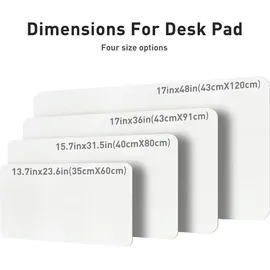 luxuskollektion Schreibtischunterlage Leder Rutschfeste