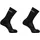 Salomon Evasion Crew Wandersocken 2er Pack Schwarz 39-41