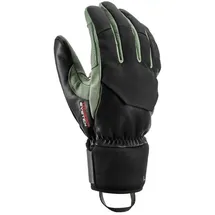 Leki Hevon 3D Skihandschuhe Black/Dusty Green 10