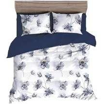 Traumschlaf Lagos Floral Blau 135 x 200 cm + 80 x 80 cm