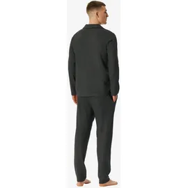 SCHIESSER Pyjama Selected Premium Warming Grau XL (54)