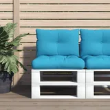 vidaXL Palettenkissen 60 x 40 x 20 cm blau 1 St.