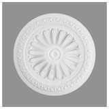 PROVISTON | Stuckrosette Polystyrol Durchmesser 600 mm Weiß Deckenrosette