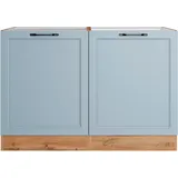 KOCHSTATION Spülenschrank »KS-Lana«, Breite 120 cm, blau