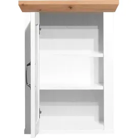 Mäusbacher Hängeschrank "Mali", braun (anderson pine, asteiche), B:45cm H:63cm T:25cm, Holzwerkstoff, Schränke, Hängeschrank Bad-Hängeschrank, Landhausstil, Breite 45 cm, Höhe 63 cm, Metallgriff