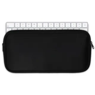 kwmobile Tastatur-Hülle kompatibel mit Apple Magic Keyboard - Neopren Schutzhülle Case Tasche für Tastatur - Neoprentasche für Keyboard - Schwarz