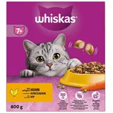 whiskas 5x800g 7+ Senior Huhn Katzenfutter trocken