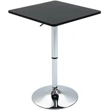 Homcom Bartisch Schwarz, Holzwerkstoff, cm, Esszimmer, Barmöbel, Bartische