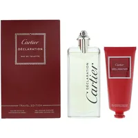 Cartier Declaration 2 Pcs Gift Set 100ml EDT흍 Shower Gel For Men Brand NEW