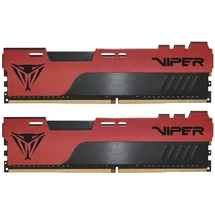 Patriot Memory Viper Elite II 32GB (2x16GB) 3600MHz Gaming Arbeitsspeicher KIT Schwarz/Rot