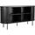 Möbilia Sideboard 140 x 76 x 40 cm Schwarz