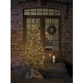Konstsmide LED Baummantel 10 m gefrostet 270 warmweiße Dioden Schwarz