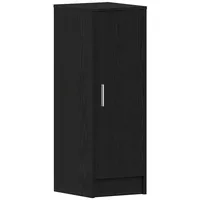 VidaXL Schuhschrank Schwarz Eiche 32x35x92 cm Holzwerkstoff