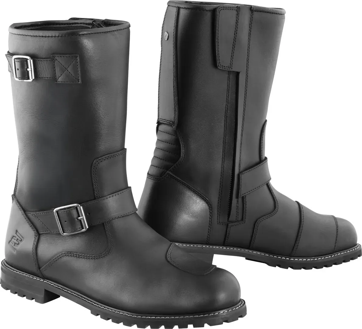 Bogotto Danko wasserdichte Motorrad Stiefel, schwarz, Größe 48 für Männer