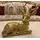 Casa Padrino Luxus Dekofigur Reh 49 x 20 x H. 39 cm - Wetterbeständige Deko Skulptur - Wohnzimmer Deko Figur - Schreibtisch Deko Figur - Garten Deko - Luxus Deko Tierfigur