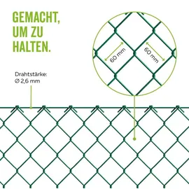 GAH Alberts Maschendrahtgeflecht 25 x 1,75 m Grün