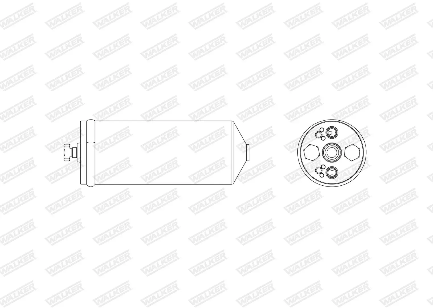 WALKER Trockner, Klimaanlage wdr00005 für Opel ACURA MITSUBISHI NISSAN