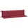 vidaXL Bankauflage 200 x 50 x 7 cm rot 2 St.
