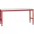 Manuflex Grundtisch UNIVERSAL Standard, Tischplatte Melamin, 2000x800, rubinrot