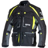 Gms Everest 3in1 Textiljacke wasserdicht - Schwarz/Grau/Neon-Gelb - M