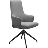 Stressless Stuhl Vanilla | Drehgestell D350 Batick Wild Dove Mit Armlehnen Hoher Rücken Matt Schwarz