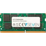 V7 V7170001x4gbs 1x4gb Ddr4 2133mhz Ram - Black