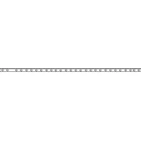 MACO Verbindungsstange flach, gelocht, L=1196 mm, Stahl verzinkt (359640)