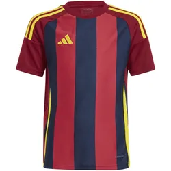 adidas Striped 24 Fußballtrikot Kinder IW2139 - team navy blue 2/team coll burgundy 2/team yellow 176
