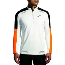 Brooks Herren Run Visible 1/2 Zip 2.0 weiß