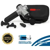 Axion Massagepistole Kraftwerk Massagegerät, Massage Gun zur Muskellockerung, Set, und entspannenden Massage, USB-C Ladekabel, Vibrationsmassagegerät