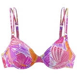 Sunseeker Bügel-Bikini-Top Damen lila-orange, Gr.40 Cup F,