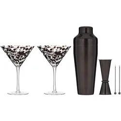 ladelle Bar-Set Selena 6tlg. Glas Braun