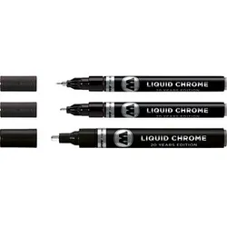 MOLOTOW LIQUID CHROMETM Acrylstifte-Set chrom 3 St.