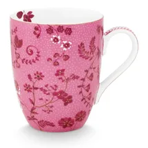 Pip Studio Jolie Flowers Becher 0,35 l Rosa