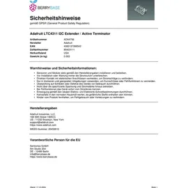 Adafruit LTC4311 I2C Extender / Active Terminator