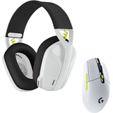 Logitech Wireless Gaming Combo - BLACK+WHITE+LIME