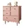 lookway Kommode BABUSHKA mit Schubladen , lackiert , rosa