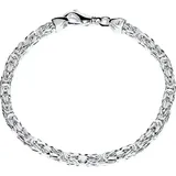 JEWLIX Königsarmband Silber 4,5 mm KA0045 Größe 23 cm