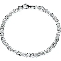 JEWLIX Königsarmband Silber 4,5 mm KA0045 Größe 23 cm