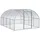 vidaXL Outdoor-Hühnerstall 3x4x2 m Verzinkter Stahl