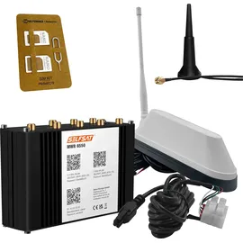 Selfsat MWR 6550 5G Cat 19 WiFi 6 WLAN Router bis 3,4 Gbps inkl. Shark 5G Antenne weiß