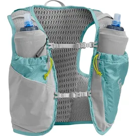 CamelBak Ultra Pro 6l+2 Quick Stow Flasks Trinkweste - Aqua Sea / Silver - M