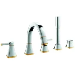 Grohe 5-Loch-Wannen-Kombination Grandera chrom/gold