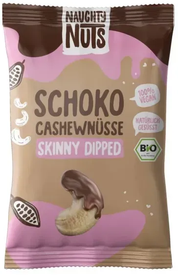 Naughty Nuts Schoko Cashewnüsse bio