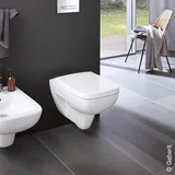 Geberit Renova Plan Wand-WC mit WC-Sitz, 202150600+572110000,