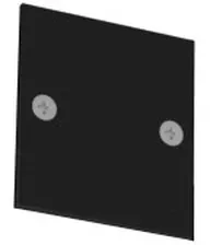 LTS Licht&Leuchten Enddeckel DCL-Z-H1 001.1 sw