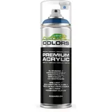 COLORS Premium Acrylic Sprühfarbe 400ml – Hochdeckender Sprühlack für Innen & Außen, Spraydose für DIY-Projekte - RAL 5010 - Enzianblau Glanz