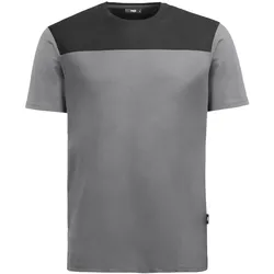 T-Shirt "KNUT" - XL - grau/schwarz